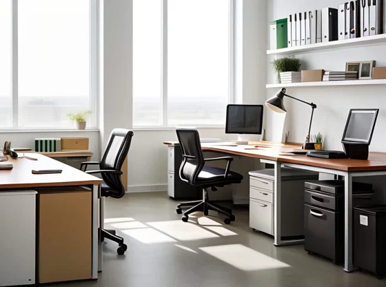 1600 x 800 White Desk from Griffin Office